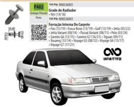 10 Grampo Grade Carpete Fox Golf Jetta Beetle Passat -P402 10 Grampo Grade Carpete Fox Golf Jetta Beetle Passat -P402