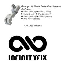 10 Grampo Presilha Fechadura Porta Mobi P561