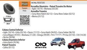 10 Grampo Tampão do Assoalho Dianteiro Painel Traseiro do Motor Agile 10/14 Montana 03/20-P569