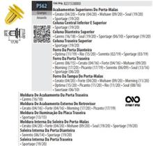 10 Grampos Clip Do Forro Forração Interna Porta Kia Cerato Optima-P562 10 Grampos Clip Do Forro Forração Interna Porta Kia Cerato Optima-P562