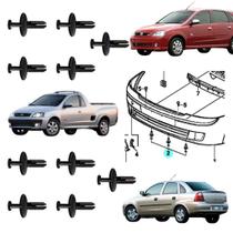 10 Grampos fixação Do Parachoque dianteiro, Novo Corsa SS, Novo Corsa Joy, Novo Corsa Maxx 2002 2005 A 2012
