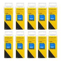 10 Grampos Grampeador Stanley Heavy Duty 14mm 9/16 Pol. Tapeceiro Marceneiro Estofado Pistola Manual