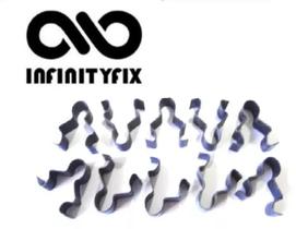 10 Grampos Presilhas Metal Painel Console Jeep Renegade T11