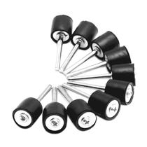 10 Haste Adaptador Borracha Lixa Tubo 1/2 Micro Retifica 407