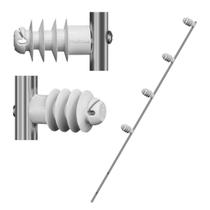 10 Haste Chata 4 isoladores Para Cerca Elétrica Intelbras