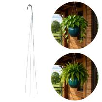 10 Haste De Arame P/ Pendurar Vasos Cuias - 4 Pontas, 60cm 10 Haste De Arame P/ Pendurar Vasos Cuias - 4 Pontas, 60cm