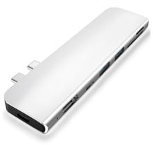 10 Hubs Adaptador 7 em 1 USB-C HDMI 4k Thunderbolt MacBook