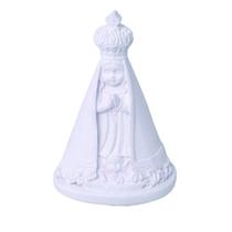 10 - Imagens Santinha Ns Aparecida Gesso 15 Cm (PREÇO DE FABRICA)