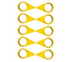 10 Indicador Porca Solta Amarelo Roda Caminhao 32mm 33mm