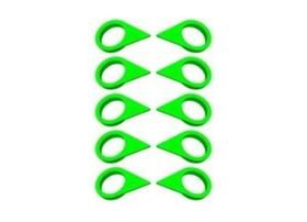10 Indicador Porca Solta Verde Roda Caminhao 32mm 33mm
