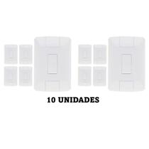 10 Interruptores 1 Tecla Paralelo 6A Tramontina Aria