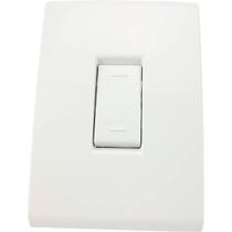 10 Interruptores Brancos Alternados para Casas - Branco