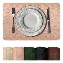 10 Jogo Americano Botte Alto Padrão Impermeável Pvc Vr