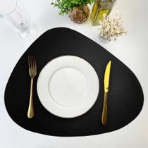 10 Jogo Americano Dupla Face Sousplat Couro PVC Organico Vr