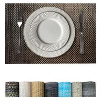 10 Jogo Americano Mesa Posta Luxo Impermeável Mz Rust 2 Vr