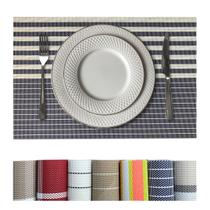 10 Jogo Americano Mesa Posta Luxo Impermeável Pvc Mz List Vr