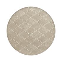 10 Jogo Americano Redondo Kori Marfim Impermeável Pvc