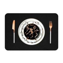 10 Jogos Americanos Mesa Jantar Impermeável + Porta Copos