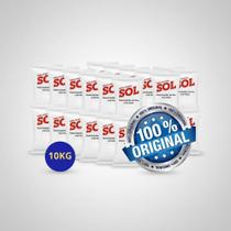 10 Kilos De Soda Sol Desentope Ralos, Sabão Liquido Em Barra 99% 10 Kilos De Soda Sol Desentope Ralos, Sabão Liquido Em Barra 99%
