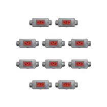 10 Kit Condulete 3/4 Placa 1 Posto e Mod Tomada Tramontina