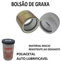 10 Kit eixo s randon em poliacetal e com refil autolubrificante 10 jgs R-3D-10