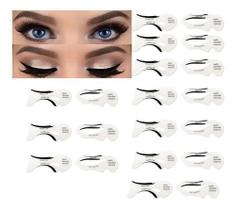 10 Kit Molde Para Delineador Gatinho - Olho De Gato