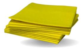 10 Kit Pano De Pia Multiuso Amarelo De Cozinha Bailarina