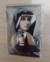 10 kits de botton com cartão de oração de Santa Faustina - Ágape bottons