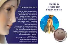 10 kits de botton de Nossa Senhora e oração Alma de Maria - Ágape bottons