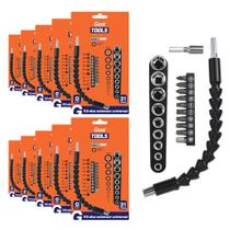 10 Kits Eixo Extensor Flexível Universal Bits Soquetes Para Parafusadeira Goal Tools Revenda