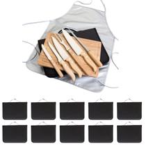 10 Kits - Kits Para Churrasco Estojo Completo 8 Itens