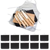 10 Kits - Kits Para Churrasco Estojo Completo 8 Itens