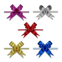 10 Laços Mágico Fácil Pronto Para Presente - Brilho - 60Cm 10 Laços Mágico Fácil Pronto Para Presente - Brilho - 60Cm