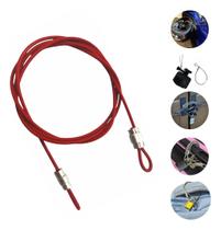 10 Lacres Segurança Em Aço 35cm Reutilizavel Capacete Bolsa 10 Lacres Segurança Em Aço 35cm Reutilizavel Capacete Bolsa