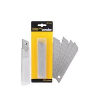 10 Lâminas 25 mm para Estilete Vonder Pack com 10 Alta Durabilidade 10 Lâminas 25 mm para Estilete Vonder Pack com 10 Alta Durabilidade