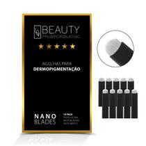 10 Lâminas Lovbeauty Nano Blade 18 0.15mm Flex Ultra Fina Cor Espessura / Modelo