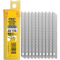 10 Lâminas Refil Estilete Estreito Multiuso Lâmina 9mm Olfa