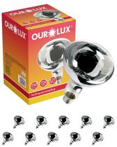 10 Lâmpada Aquecimento Alimentos Infravermelho 250x220v Ourolux 10 Lâmpada Aquecimento Alimentos Infravermelho 250x220v Ourolux