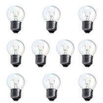 10 Lâmpada Bolinha Clara 15w Incandescente E-27 127v 10 Lâmpada Bolinha Clara 15w Incandescente E-27 127v