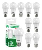 10 Lâmpada Led Bulbo 17w E27 4000k Branco Neutro Taschibra