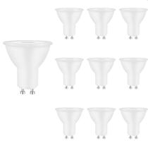 10 Lâmpada Led Save Energy Dicróica Mr16 Ii 4,8W Gu10 Alto Irc 90 Bivolt 3000K Luz Amarela