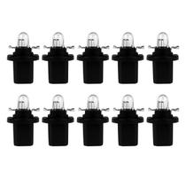 10 Lâmpada Painel 12v 1,2w Base Preta B8.5d 2721mf Carro