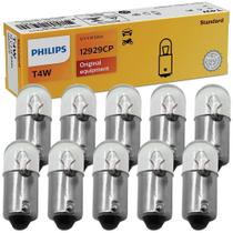 10 Lâmpada Philips Sinalização T4w 12v Tipo 69 Ba9s Auxiliar 10 Lâmpada Philips Sinalização T4w 12v Tipo 69 Ba9s Auxiliar