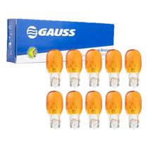 10 Lampada Pingao 921 12v 16w Ambar Amarela Sinalizaçao