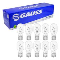 10 Lâmpada Super Pingão Esmagada Base Vidro 16w 12v 921