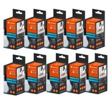 10 Lâmpadas Led 9w Branco Frio 6500k E27 A60 Ledvance Osram