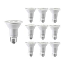 10 Lâmpadas LED Save Energy Par 20 Crystal 4,8W E27 Bivolt 2700K Luz Amarela