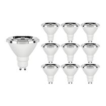 10 Lâmpadas LED Stella Ar70 Eco 4W Gu10 Bivolt 2700K Luz Amarela
