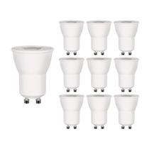 10 Lâmpadas LED Stella Mini Dicroica Mr11 Eco 3W Gu10 Bivolt 4000K Luz Neutra