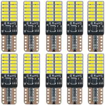 10 Lâmpadas Led T10 W5W Canbus Iluminação Branca 12v 24 LED 10 Lâmpadas Led T10 W5W Canbus Iluminação Branca 12v 24 LED
